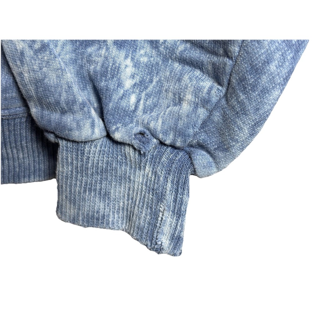 VTG 90s Ton Sur Ton Acid Wash Distressed Graphic Sweatshirt Sneakers L XL C48" - Picture 8 of 11